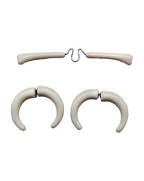 Spirit Halloween Witch Doctor Bone Jewelry Set 3 Spirit Halloween Witch Doctor Bone Jewelry Set