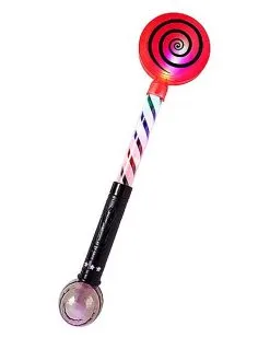 Spirit Halloween Light-Up LED Scary Clown Wand -Spooky Costume Store 01473289 b