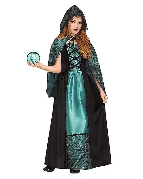 Spirit Halloween Kids Emerald Sorceress Costume 3 Spirit Halloween Kids Emerald Sorceress Costume