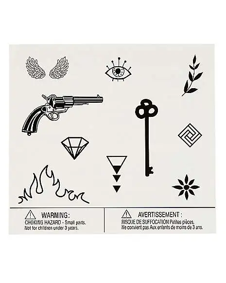 Spirit Halloween Mini Temporary Tattoos - 20 Pack 4 Spirit Halloween Mini Temporary Tattoos - 20 Pack - Image 2