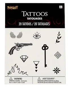 Spirit Halloween Mini Temporary Tattoos - 20 Pack 9 Spirit Halloween Mini Temporary Tattoos - 20 Pack -Spooky Costume Store 01473982 d