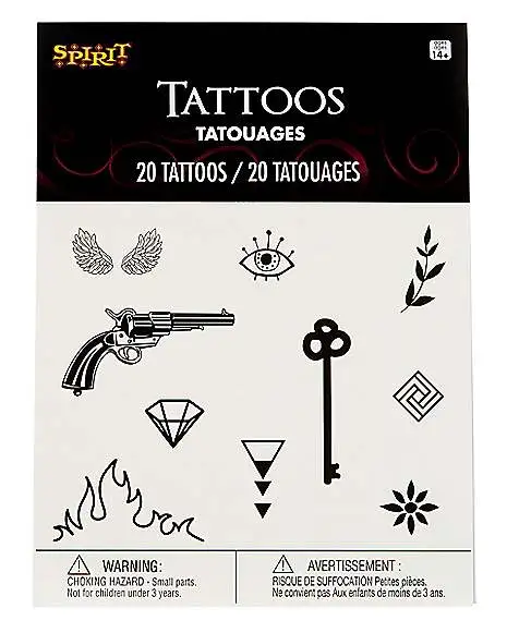 Spirit Halloween Mini Temporary Tattoos - 20 Pack 6 Spirit Halloween Mini Temporary Tattoos - 20 Pack - Image 4