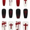 Spirit Halloween Bloody Cross Press On Nails 2 Spirit Halloween Bloody Cross Press On Nails -Spooky Costume Store 01474204 a