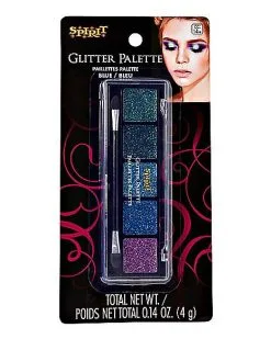 Spirit Halloween Cool Tones Glitter Makeup Palette 7 Spirit Halloween Cool Tones Glitter Makeup Palette -Spooky Costume Store 01474261 c