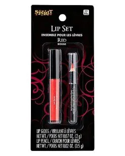 Spirit Halloween Red Lip Set