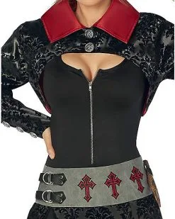 Spirit Halloween Adult Female Vampire Slayer Costume -Spooky Costume Store 01475367 c