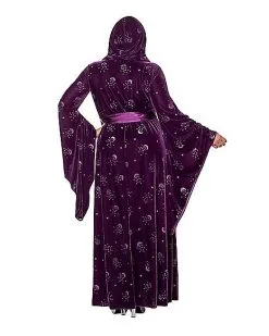 Spirit Halloween Plus Size Adult Velvet Celestial Robe -Spooky Costume Store 01475557 b