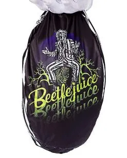 Spirit Halloween Beetlejuice Loot And Scoop Treat Bag -Spooky Costume Store 01475789 c