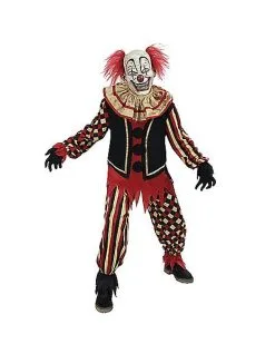 Spirit Halloween Kids Cursed Clown Costume -Spooky Costume Store 01478288 b