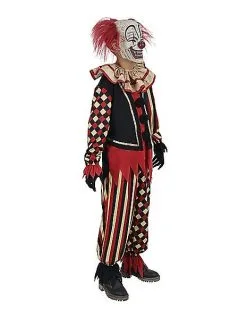 Spirit Halloween Kids Cursed Clown Costume -Spooky Costume Store 01478288 c