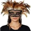 Spirit Halloween Witch Doctor Feather Eye Mask 1 Spirit Halloween Witch Doctor Feather Eye Mask -Spooky Costume Store 01478676 a