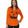 Spirit Halloween Cross Pumpkin Sweatshirt -Spooky Costume Store 01479567 a