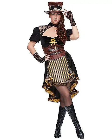 Spirit Halloween Adult Steampunk Lady Costume 3 Spirit Halloween Adult Steampunk Lady Costume