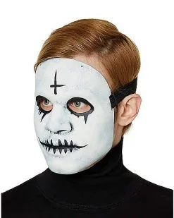 Spirit Halloween Injection Killer Half Mask - The Purge -Spooky Costume Store 01482819 c
