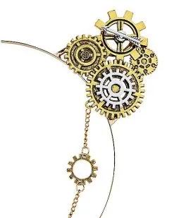Spirit Halloween Steampunk Gears Cat Ear Headband -Spooky Costume Store 01484880 b