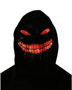 Spirit Halloween Light-Up Hooded Nightstalker Full Mask 11 Spirit Halloween Light-Up Hooded Nightstalker Full Mask -Spooky Costume Store 01488410 e