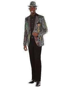 Spirit Halloween Adult '20s Multicolored Jacket 9 Spirit Halloween Adult '20s Multicolored Jacket -Spooky Costume Store 01488824 d