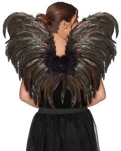Spirit Halloween Fallen Angel Oil Slick Wings
