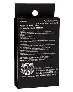 Spirit Halloween Devil Flame Press On Nails -Spooky Costume Store 01489624 d