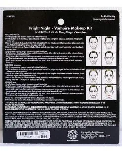 Spirit Halloween Fright Night Vampire Makeup Kit -Spooky Costume Store 01490754 b
