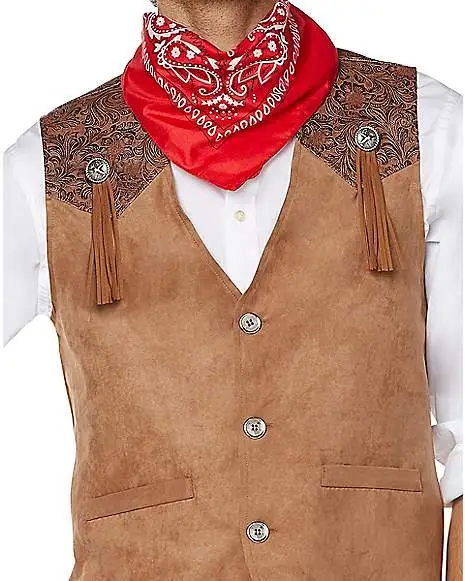 Spirit Halloween Adult Western Cowboy Plus Size Costume Kit 6 Spirit Halloween Adult Western Cowboy Plus Size Costume Kit - Image 4