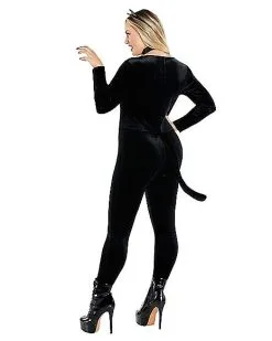 Spirit Halloween Adult Fierce Feline Catsuit Costume -Spooky Costume Store 01493873 d