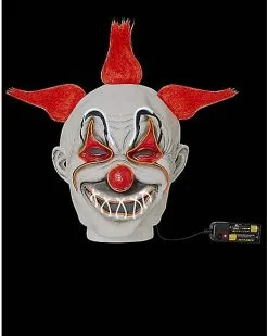 Spirit Halloween Light-Up Krazy Clown Mask 11 Spirit Halloween Light-Up Krazy Clown Mask -Spooky Costume Store 01494319 g