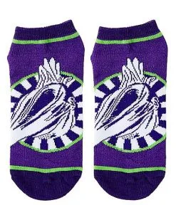 Spirit Halloween Beetlejuice Ankle Socks - 5 Pair -Spooky Costume Store 01494590 e