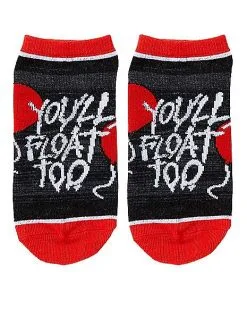 Spirit Halloween It Ankle Socks - 5 Pair -Spooky Costume Store 01494608 c
