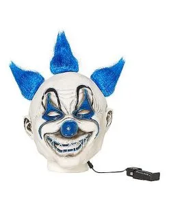 Spirit Halloween Light-Up Krazy Clown Full Mask -Spooky Costume Store 01498344 d