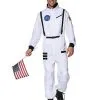Spirit Halloween Adult White NASA Jumpsuit -Spooky Costume Store 01498633 a