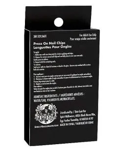 Spirit Halloween Angel Press On Nails -Spooky Costume Store 01498872 d