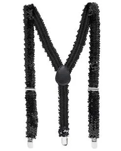 Spirit Halloween Sequin Suspenders -Spooky Costume Store 01502970 a