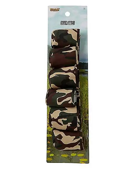 Spirit Halloween Camouflage Beer Belt 6 Spirit Halloween Camouflage Beer Belt - Image 4