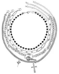 Spirit Halloween '80s Layering Choker Necklaces