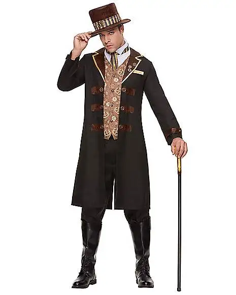 Spirit Halloween Adult Dapper Steampunk Costume 3 Spirit Halloween Adult Dapper Steampunk Costume
