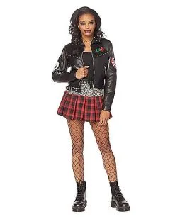 Spirit Halloween Girl Gang Punk Jacket 7 Spirit Halloween Girl Gang Punk Jacket -Spooky Costume Store 01506450 c