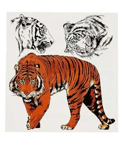 Spirit Halloween Big Cat Temporary Tattoos -Spooky Costume Store 01507813 c