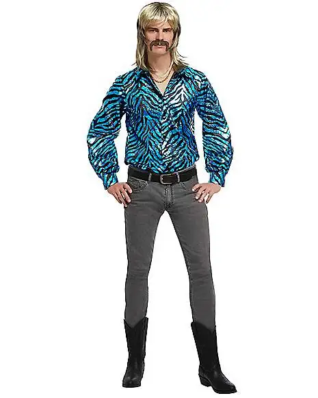 Spirit Halloween Adult Mullet Man Costume 3 Spirit Halloween Adult Mullet Man Costume