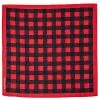 Spirit Halloween Red And Black Buffalo Plaid Bandana -Spooky Costume Store 01508514 a