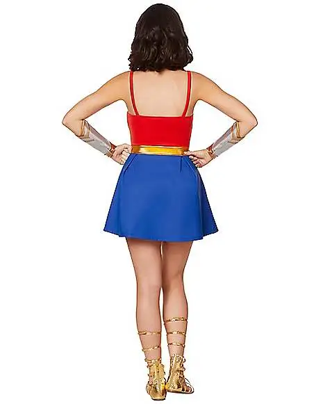 Spirit Halloween Adult Wonder Woman Dress - Wonder Woman 4 Spirit Halloween Adult Wonder Woman Dress - Wonder Woman - Image 2