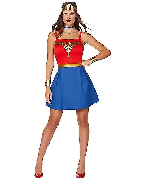 Spirit Halloween Adult Wonder Woman Dress - Wonder Woman 5 Spirit Halloween Adult Wonder Woman Dress - Wonder Woman - Image 3