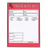 Spirit Halloween Rx Prescription Notepad -Spooky Costume Store 01512763 a
