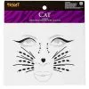 Spirit Halloween Gemstone Cat Face Decals -Spooky Costume Store 01515204 a