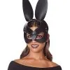 Spirit Halloween Black Bunny Eye Mask