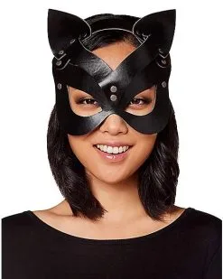 Spirit Halloween Black Cat Eye Mask