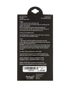 Spirit Halloween Spider Nail Decals -Spooky Costume Store 01517242 c