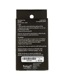 Spirit Halloween Magic Press-On Nails -Spooky Costume Store 01517267 c