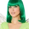 Spirit Halloween Green Pageboy Wig 2 Spirit Halloween Green Pageboy Wig -Spooky Costume Store 01519693 a