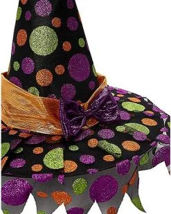 Spirit Halloween Whimsical Witch Hat -Spooky Costume Store 01525807 d